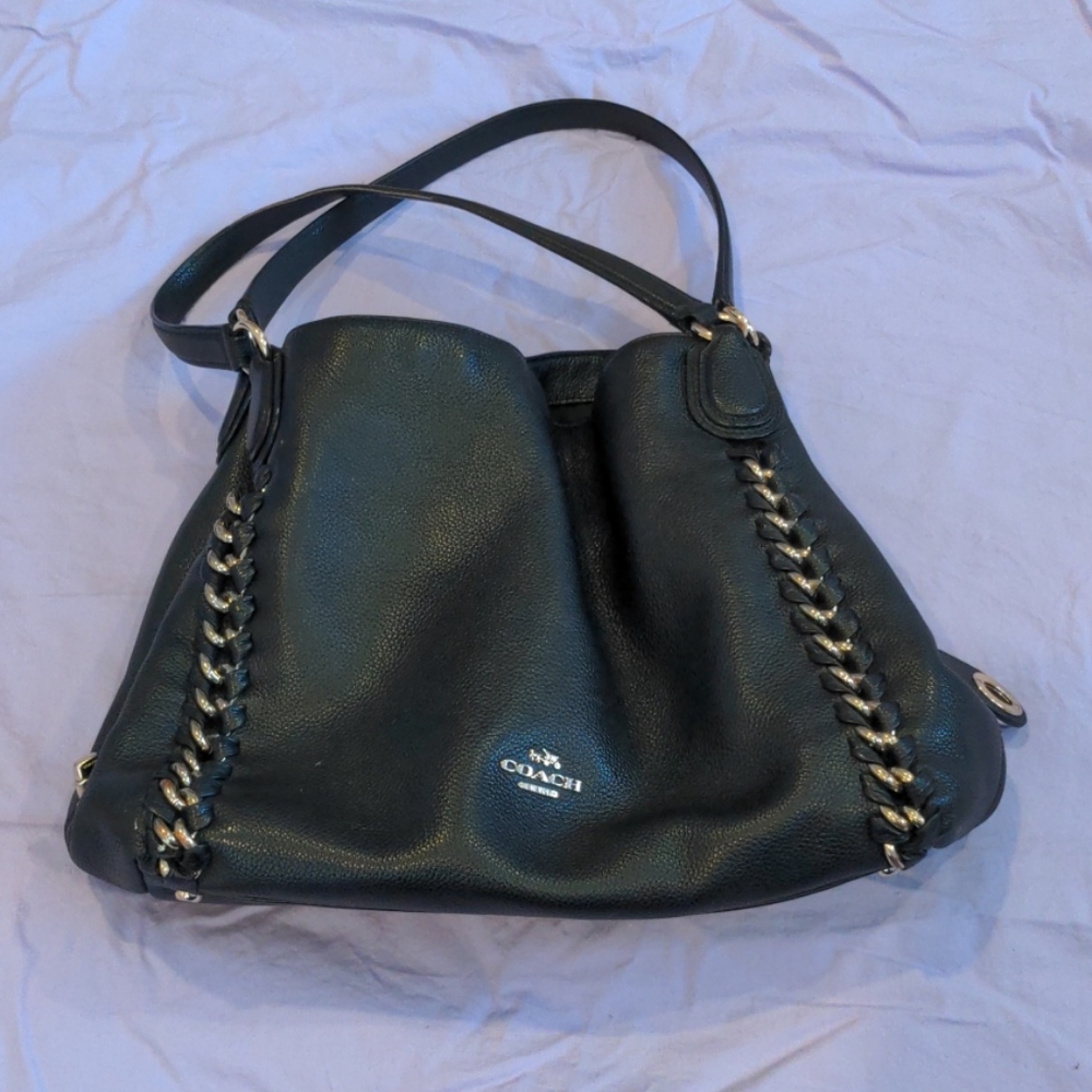 Leather Coach bag